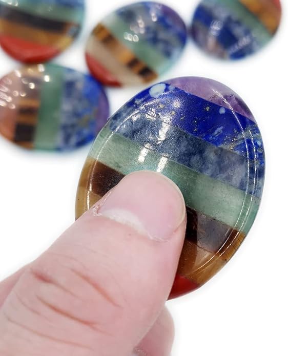 7 Chakra Worry Stone Fidget Toy