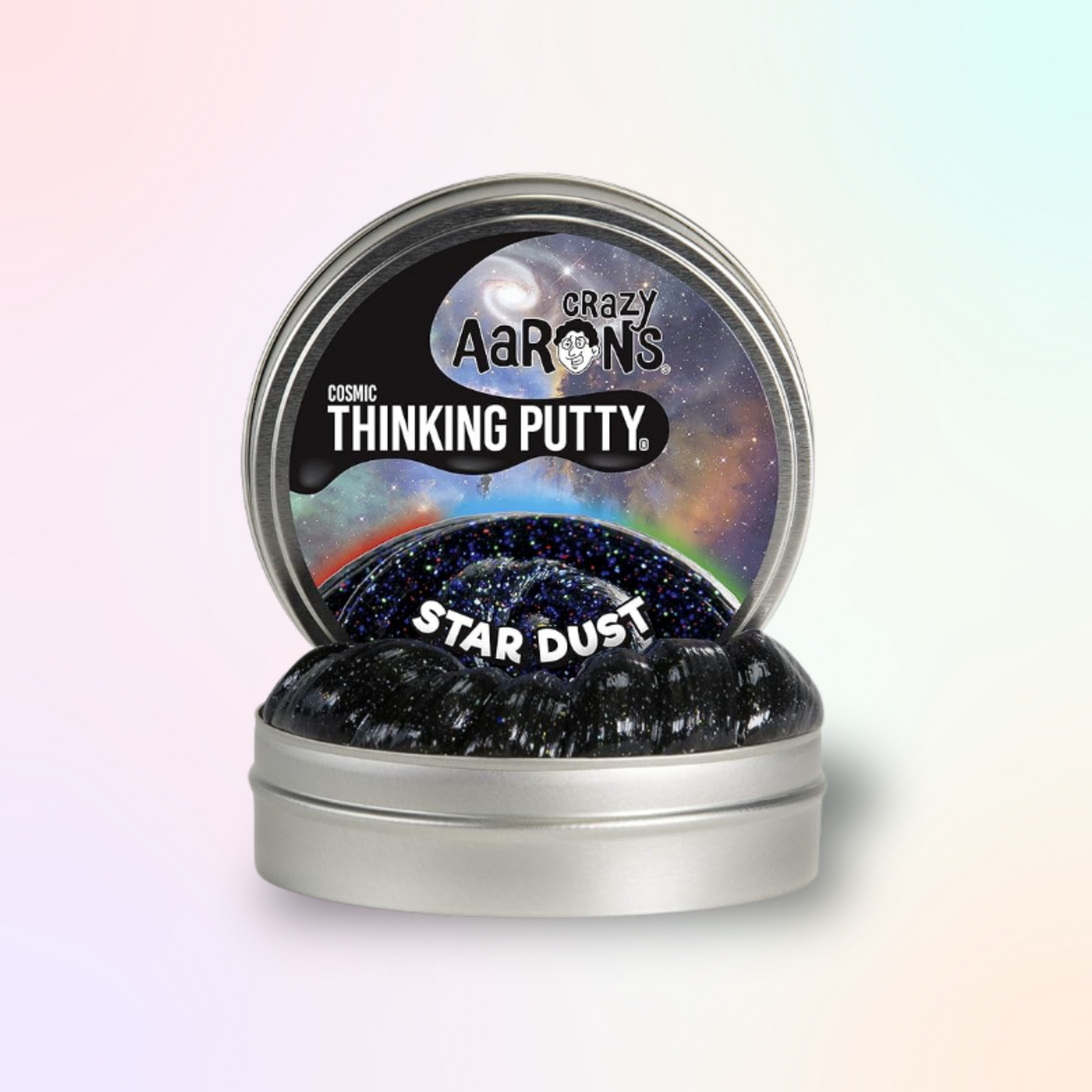 Crazy Aaron's Thinking Putty 4" Tin - Cosmic Star Dust